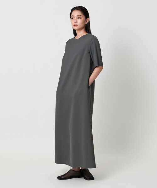 【新品】 MARW UNITED ARROWS ベーシック ワンピース 半袖 MARW UNITED ARROWS>5分袖 ベーシック ワンピース(ワンピース