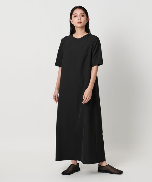 新品　ユナイテッドアローズ　MARW ブラック　ワンピース MARW UNITED ARROWS ワンピース 「MARW ARROWS」サイドタック