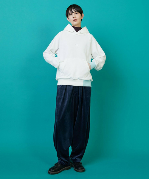 FRAPBOIS（フラボア）の「テイスパーカー（パーカー・レディース・ホワイト/ブラック・2/1）」の10枚目の写真