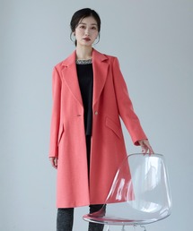 Demi-Luxe チェスターコート サイズ38 ピンク allureville コート チェスターコート ダブルクロスチェスター
