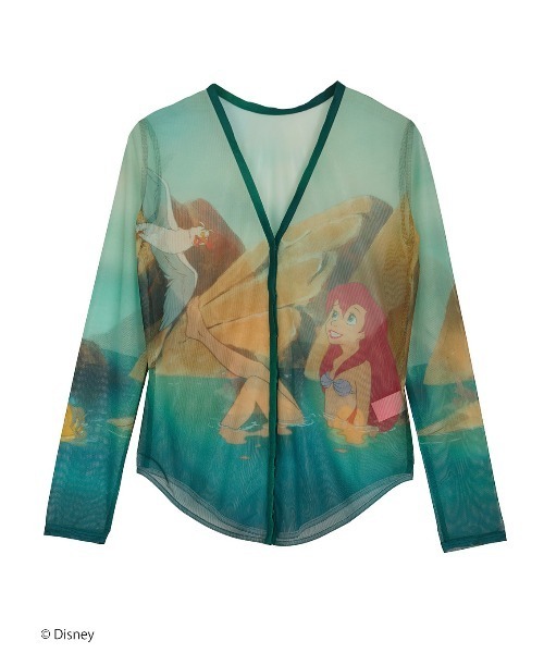 トップス Ameri DISNEY/2WAY SHEER CARDIGAN DISNEY/2WAY SHEER CARDIGAN（カーディガン/ボレロ）｜Disney