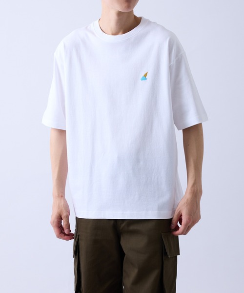 JUNRED(ジュンレッド)の「【ドライタッチ・通気性】アソートプリントTシャツ(Tシャツ/カットソー・メンズ・ホワイト/ホワイト系その他/ブラック/ブラック系その他・L/LL/M)」の3枚目の写真