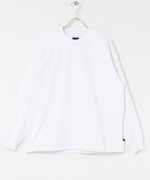 DAIWA PIER39(ダイワピア39)の「DAIWA PIER39 TECH DRAWSTRING TEE L/S(Tシャツ/カットソー・メンズ・カーキ/ブラック/ライトグレー/ホワイト・MEDIUM/SMALL/X-LARGE/LARGE)」の1枚目の写真