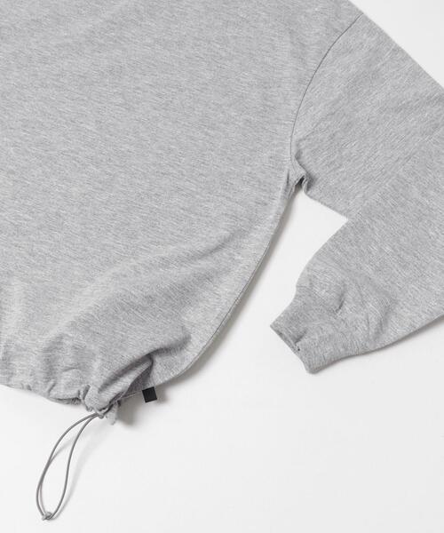 DAIWA PIER39(ダイワピア39)の「DAIWA PIER39 TECH DRAWSTRING TEE L/S(Tシャツ/カットソー・メンズ・カーキ/ブラック/ライトグレー/ホワイト・MEDIUM/SMALL/X-LARGE/LARGE)」の10枚目の写真