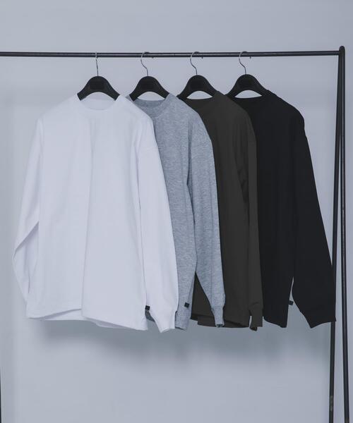 DAIWA PIER39(ダイワピア39)の「DAIWA PIER39 TECH DRAWSTRING TEE L/S(Tシャツ/カットソー・メンズ・カーキ/ブラック/ライトグレー/ホワイト・MEDIUM/SMALL/X-LARGE/LARGE)」の15枚目の写真