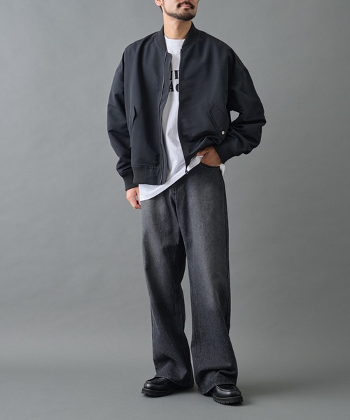 COLONY 2139（コロニートゥーワンスリーナイン）の「BIG MA-1（MA-1・メンズ・ブラック/グレイッシュベージュ・MEDIUM/LARGE）」の15枚目の写真