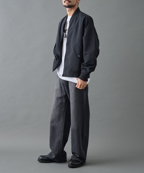 COLONY 2139（コロニートゥーワンスリーナイン）の「BIG MA-1（MA-1・メンズ・ブラック/グレイッシュベージュ・MEDIUM/LARGE）」の16枚目の写真