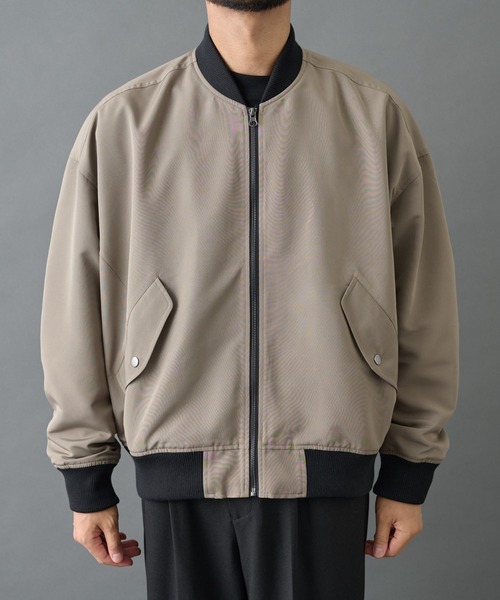 COLONY 2139（コロニートゥーワンスリーナイン）の「BIG MA-1（MA-1・メンズ・ブラック/グレイッシュベージュ・MEDIUM/LARGE）」の19枚目の写真