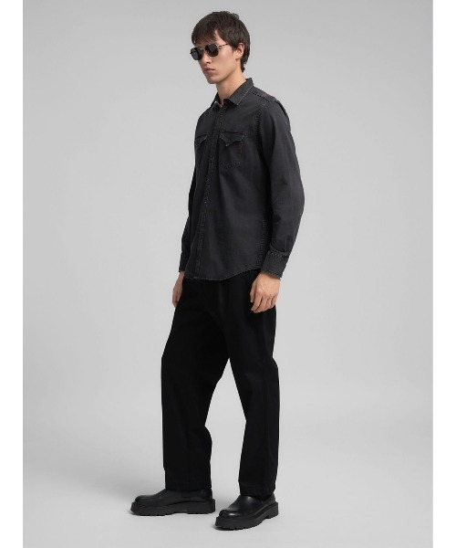 REPLAY（リプレイ）の「ブラックデニム ウエスタンシャツ（シャツ/ブラウス・メンズ・ブラック・SMALL/X-LARGE/LARGE/MEDIUM）」の6枚目の写真