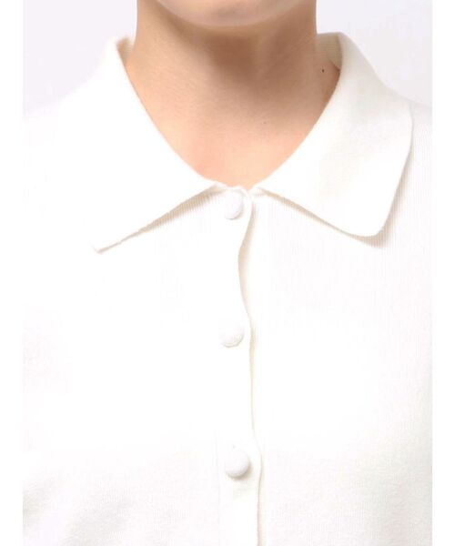 ペプラムドッキングニットカーディガン（ニット/セーター