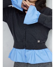 LAGUNAMOON | ペプラムドッキングニットカーディガン(ニット/セーター)