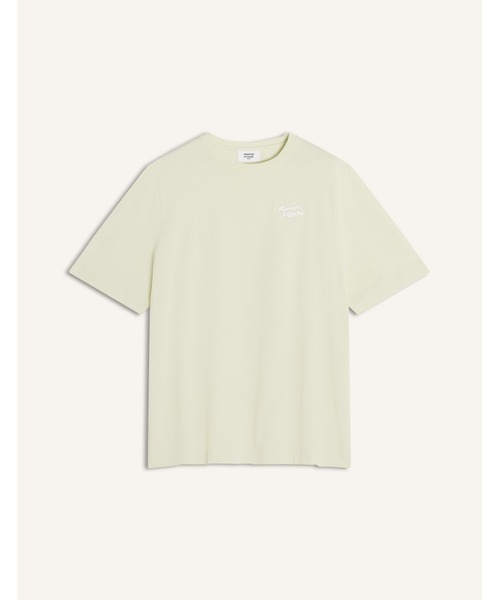 Maison Kitsune(メゾンキツネ)の「MAISON KITSUNE HANDWRITING COMFORT TEE-SHIRT(Tシャツ/カットソー・レディース・アイボリー/ネイビー/ライトグリーン系/ホワイト/ブラック×ホワイト・S/M/L/XXS/XS)」の6枚目の写真
