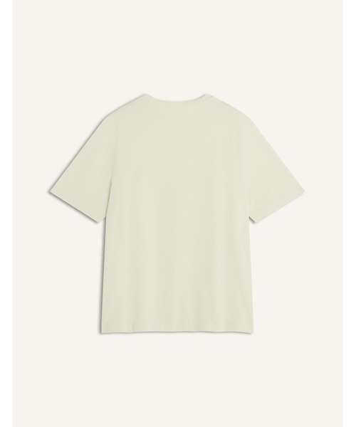 Maison Kitsune(メゾンキツネ)の「MAISON KITSUNE HANDWRITING COMFORT TEE-SHIRT(Tシャツ/カットソー・レディース・アイボリー/ネイビー/ライトグリーン系/ホワイト/ブラック×ホワイト・S/M/L/XXS/XS)」の7枚目の写真