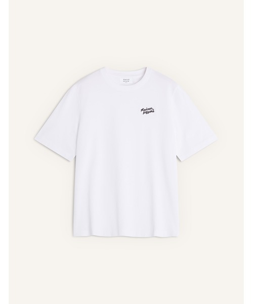 Maison Kitsune(メゾンキツネ)の「MAISON KITSUNE HANDWRITING COMFORT TEE-SHIRT(Tシャツ/カットソー・レディース・アイボリー/ネイビー/ライトグリーン系/ホワイト/ブラック×ホワイト・S/M/L/XXS/XS)」の11枚目の写真