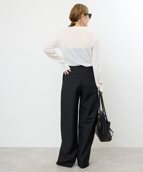 Deuxieme Classe(ドゥーズィエムクラス)の「【ROHE/ロヘ】RELAXED DRAWSTRING TROUSERS(その他パンツ・レディース・ブラック・34/36)」の7枚目の写真