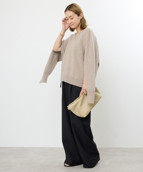 Deuxieme Classe(ドゥーズィエムクラス)の「【ROHE/ロヘ】RELAXED DRAWSTRING TROUSERS(その他パンツ・レディース・ブラック・34/36)」の9枚目の写真