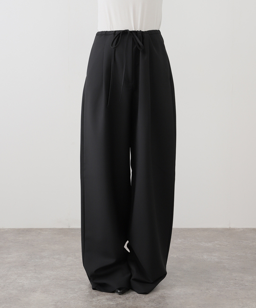 Deuxieme Classe(ドゥーズィエムクラス)の「【ROHE/ロヘ】RELAXED DRAWSTRING TROUSERS(その他パンツ・レディース・ブラック・34/36)」の14枚目の写真