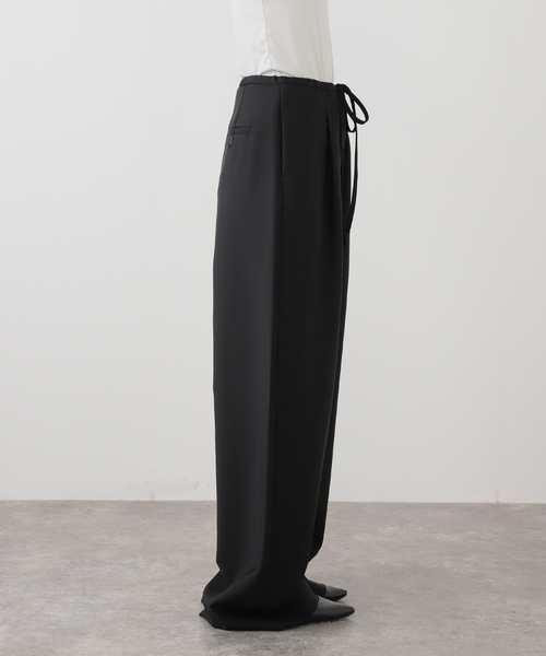 Deuxieme Classe(ドゥーズィエムクラス)の「【ROHE/ロヘ】RELAXED DRAWSTRING TROUSERS(その他パンツ・レディース・ブラック・34/36)」の18枚目の写真