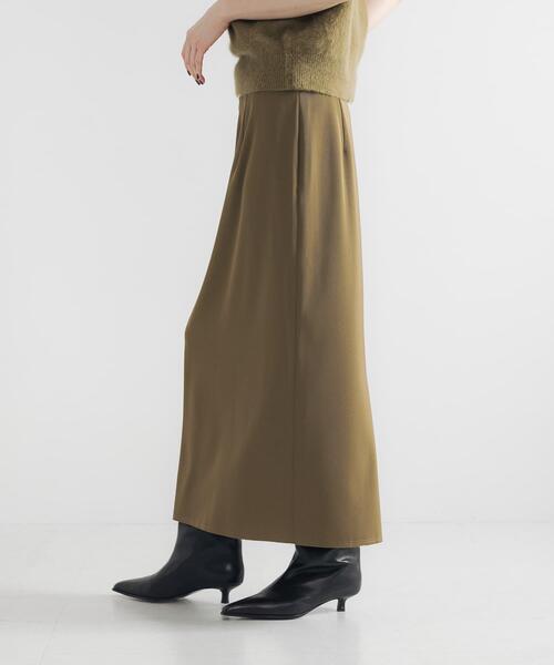 URBAN RESEARCH(アーバンリサーチ)の「マーベルトストレートミディスカート(スカート・レディース・カーキ/スミクロ・36/38)」の5枚目の写真