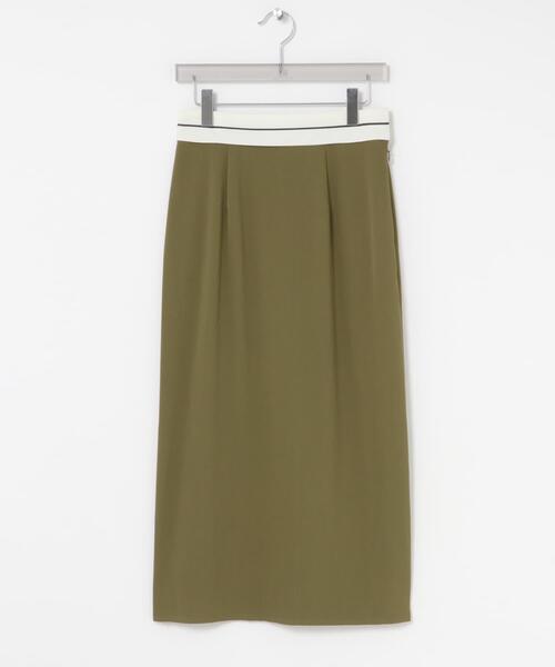 URBAN RESEARCH(アーバンリサーチ)の「マーベルトストレートミディスカート(スカート・レディース・カーキ/スミクロ・36/38)」の10枚目の写真