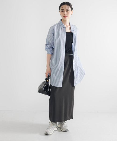 URBAN RESEARCH(アーバンリサーチ)の「マーベルトストレートミディスカート(スカート・レディース・カーキ/スミクロ・36/38)」の13枚目の写真