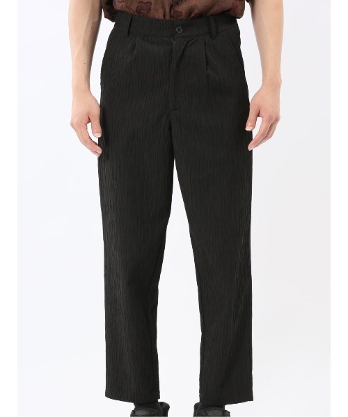 m.f.editorial（エムエフエディトリアル）の「【楊柳 ストレッチ】m.f.エディトリアル メンズ イージーパンツ（その他パンツ・メンズ・ブラック/ホワイト・LARGE/MEDIUM）」の11枚目の写真