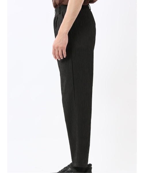 m.f.editorial（エムエフエディトリアル）の「【楊柳 ストレッチ】m.f.エディトリアル メンズ イージーパンツ（その他パンツ・メンズ・ブラック/ホワイト・LARGE/MEDIUM）」の12枚目の写真