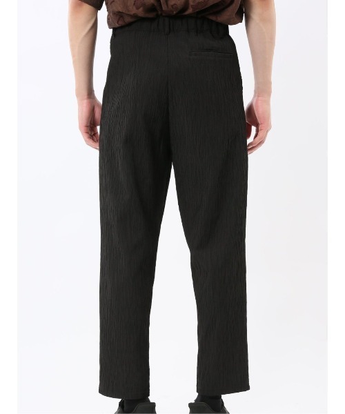 m.f.editorial（エムエフエディトリアル）の「【楊柳 ストレッチ】m.f.エディトリアル メンズ イージーパンツ（その他パンツ・メンズ・ブラック/ホワイト・LARGE/MEDIUM）」の13枚目の写真