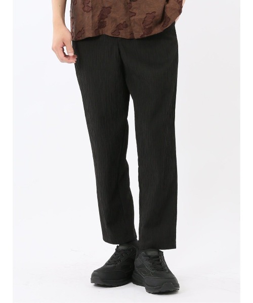 m.f.editorial（エムエフエディトリアル）の「【楊柳 ストレッチ】m.f.エディトリアル メンズ イージーパンツ（その他パンツ・メンズ・ブラック/ホワイト・LARGE/MEDIUM）」の16枚目の写真