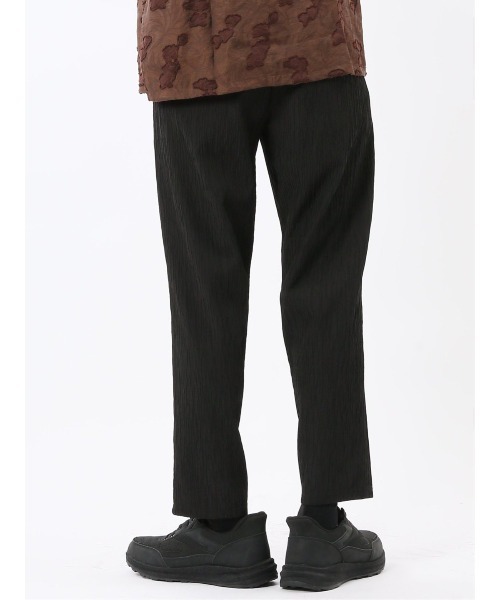 m.f.editorial（エムエフエディトリアル）の「【楊柳 ストレッチ】m.f.エディトリアル メンズ イージーパンツ（その他パンツ・メンズ・ブラック/ホワイト・LARGE/MEDIUM）」の17枚目の写真