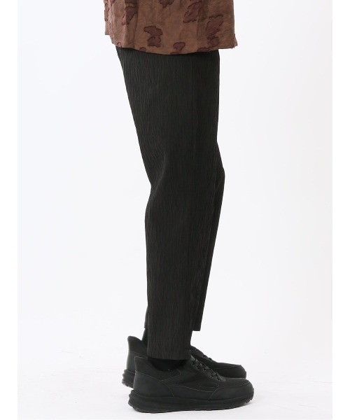 m.f.editorial（エムエフエディトリアル）の「【楊柳 ストレッチ】m.f.エディトリアル メンズ イージーパンツ（その他パンツ・メンズ・ブラック/ホワイト・LARGE/MEDIUM）」の18枚目の写真