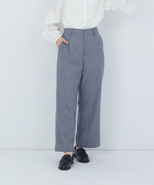 ADIEU TRISTESSE(アデュートリステス)の「TWビエラパンツ(その他パンツ・レディース・ブラック/グレー/ボルドー・38)」の3枚目の写真