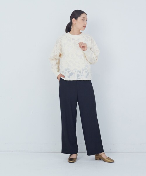 ADIEU TRISTESSE(アデュートリステス)の「TWビエラパンツ(その他パンツ・レディース・ブラック/グレー/ボルドー・38)」の8枚目の写真