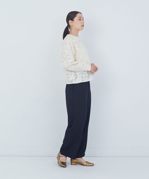 ADIEU TRISTESSE(アデュートリステス)の「TWビエラパンツ(その他パンツ・レディース・ブラック/グレー/ボルドー・38)」の9枚目の写真