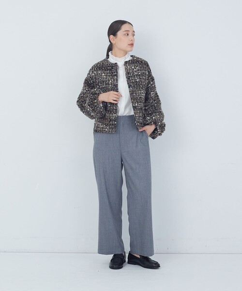 ADIEU TRISTESSE(アデュートリステス)の「TWビエラパンツ(その他パンツ・レディース・ブラック/グレー/ボルドー・38)」の17枚目の写真