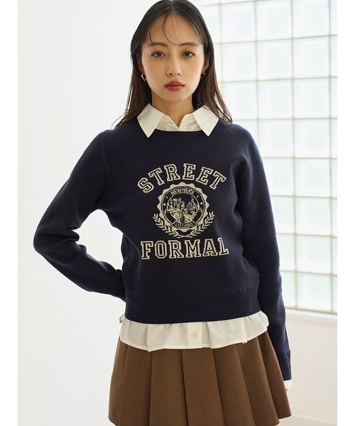 snidel ファーパイルジャガードニット SNIDEL - スナイデル ファーパイルジャガードニット 白ニットの通販 by
