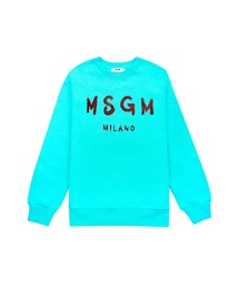 MSGM（エムエスジーエム）の「【NEW】MSGM KIDS ブラッシュロゴスウェットシャツ（スウェット）」