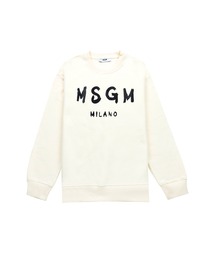 MSGM KIDS（エムエスジーエムキッズ）の「【NEW】MSGM KIDS ブラッシュロゴスウェットシャツ（スウェット）」