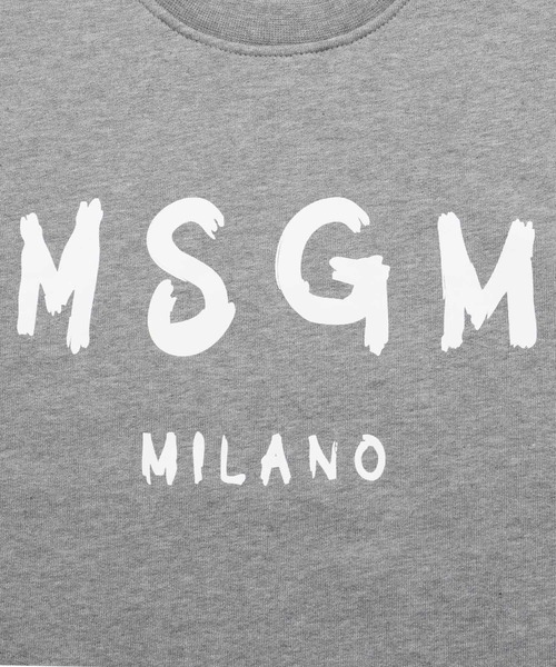 セール】【NEW】MSGM KIDS ブラッシュロゴスウェットシャツ