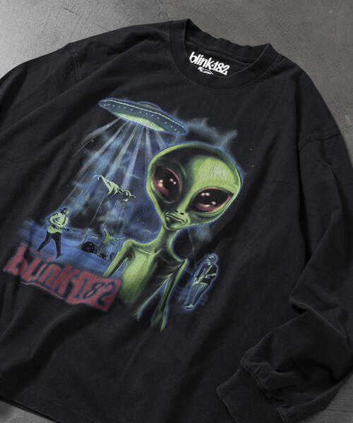 セール】【EXCLUSIVE】BLINK182 print L/S Tee / ブリンク182