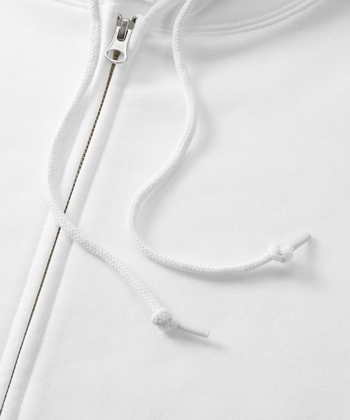 United Athle（ユナイテッドアスレ）の「トレンドのワイド&ショートシルエット【United Athle】10.0オンス T/C ボックスシルエット スウェット フルジップ パーカ（裏起毛）ダブルジップ 短丈 ショート丈 羽織  5621（パーカー・メンズ・ネイビー/スミクロ/ホワイト/ブラック/アッシュグレー・S/M/L/XL）」の8枚目の写真