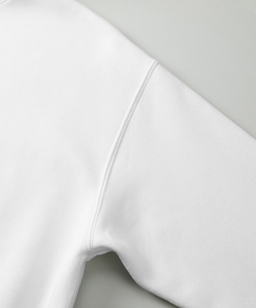 United Athle（ユナイテッドアスレ）の「トレンドのワイド&ショートシルエット【United Athle】10.0オンス T/C ボックスシルエット スウェット フルジップ パーカ（裏起毛）ダブルジップ 短丈 ショート丈 羽織  5621（パーカー・メンズ・ネイビー/スミクロ/ホワイト/ブラック/アッシュグレー・S/M/L/XL）」の11枚目の写真