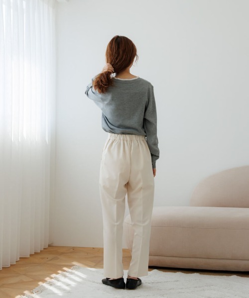 flower（フラワー）の「タイニーフリルカーディガン（カーディガン/ボレロ・レディース・グレー/ブラック・FREE）」の7枚目の写真