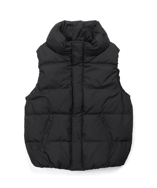 The Duffer ダファー ボリュームネック ダウンベスト L ブラック 黒 ボリュームネック ダウンベスト ｜The DUFFER of St.GEORGE｜Official