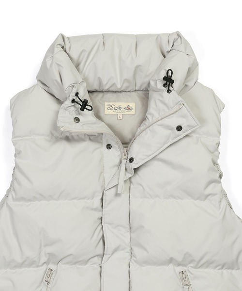 VOLUME NECK DOWN VEST：ボリュームネック ダウンベスト ライト