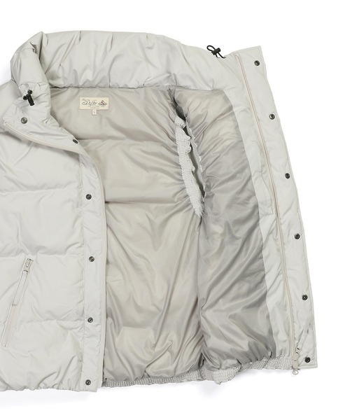 VOLUME NECK DOWN VEST：ボリュームネック ダウンベスト ライト