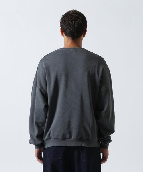 DANKE SCHON（ダンケシェーン）の「【WEB&DEPOT限定】DankeSchon/ダンケシェーン/PIGMENT SWEAT SMILE（スウェット・メンズ・ブラック/ベージュ・L/M）」の5枚目の写真