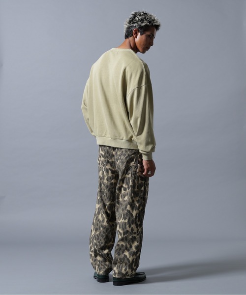 DANKE SCHON（ダンケシェーン）の「【WEB&DEPOT限定】DankeSchon/ダンケシェーン/PIGMENT SWEAT SMILE（スウェット・メンズ・ブラック/ベージュ・L/M）」の21枚目の写真