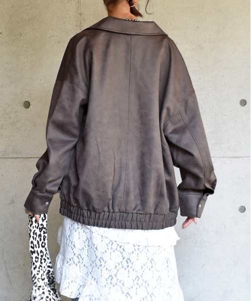 3点　ぽんぽんジャケット　SV17　SA2 カードボード ジップアップ ブルゾン｜three dots（スリードッツ