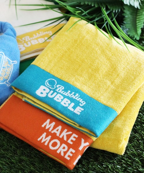 Bubbling BUBBLE】バイカラーバスタオル（タオル）｜niko and